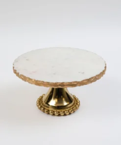Inspire Me! Home Decor Gold Marble Cake Stand (2 Sizes) 10 Inspire Me! Home Decor Gold Marble Cake Stand (2 Sizes)