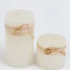 Inspire Me! Home Decor Cream Textured Pillar Candle (2 Sizes) 2 Inspire Me! Home Decor Cream Textured Pillar Candle (2 Sizes)