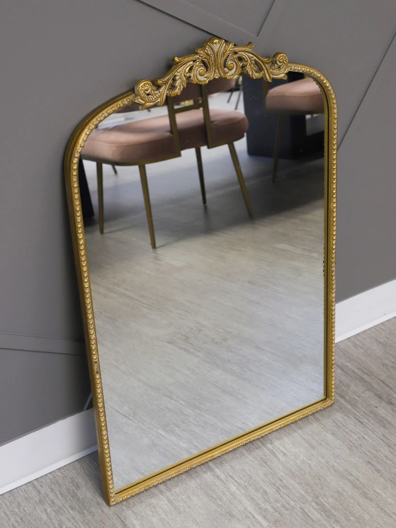 Inspire Me! Home Decor Antique Gold Wooden Mirror 4 Inspire Me! Home Decor Antique Gold Wooden Mirror