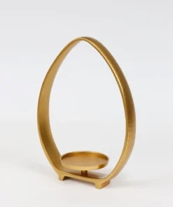 Inspire Me! Home Decor Gold Teardrop Candle Holders (2 Sizes)