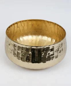 Inspire Me! Home Decor Wide Rimmed Gold Bowl (2 Sizes) 11 Inspire Me! Home Decor Wide Rimmed Gold Bowl (2 Sizes)