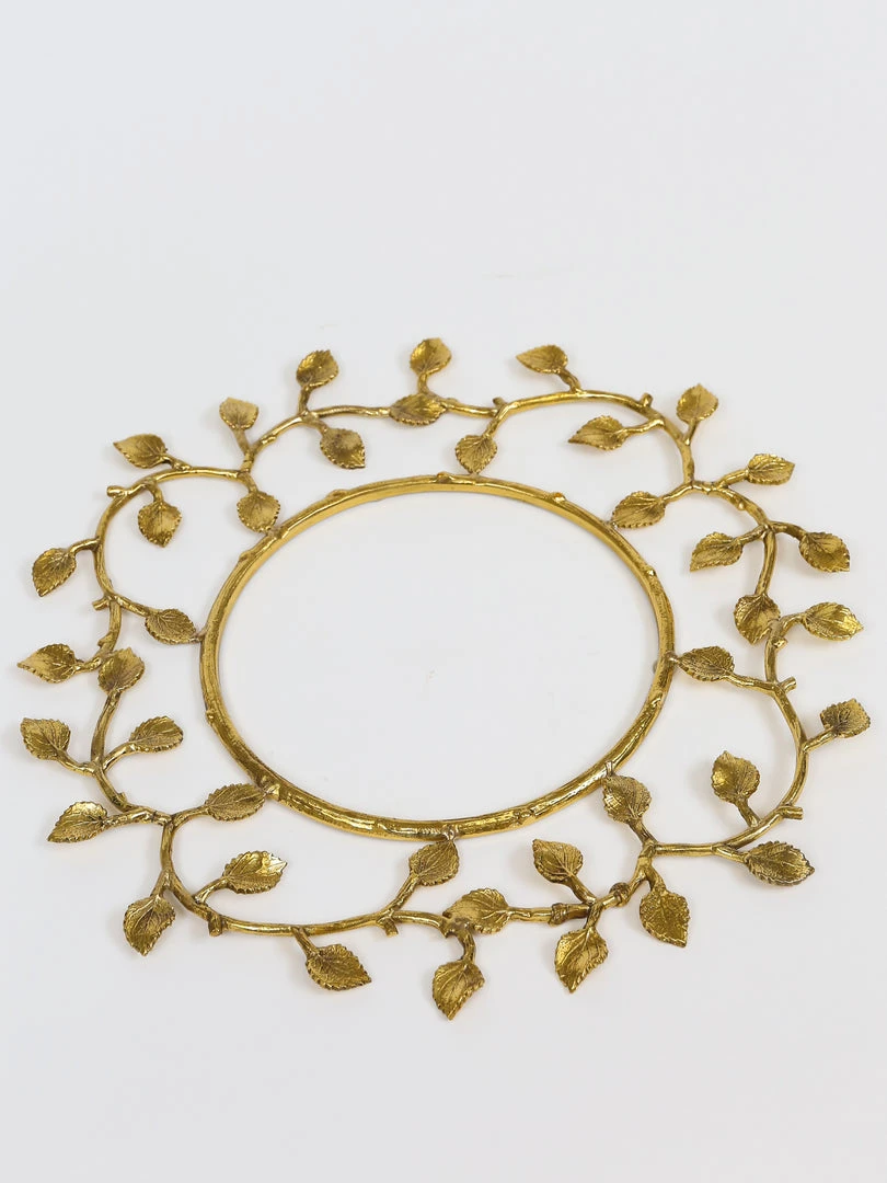 Inspire Me! Home Decor Gold Metal Decorative Wreath 4 Inspire Me! Home Decor Gold Metal Decorative Wreath