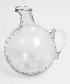 Inspire Me! Home Decor Pebbled Glass Globe Pitcher