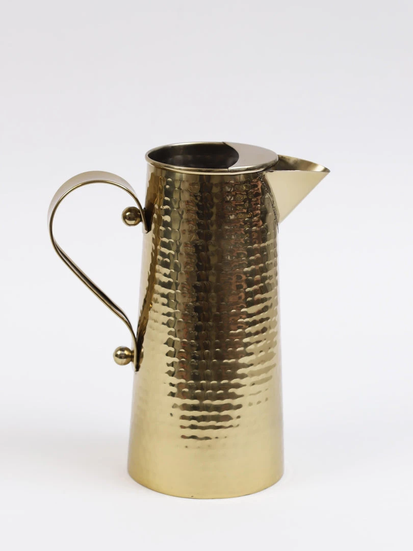 Inspire Me! Home Decor Gold Hammered Texture Pitcher (2 Sizes) 6 Inspire Me! Home Decor Gold Hammered Texture Pitcher (2 Sizes)
