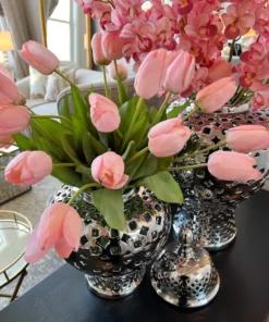 Inspire Me! Home Decor 27" Pink Real Touch Tulip Stem 9 Inspire Me! Home Decor 27