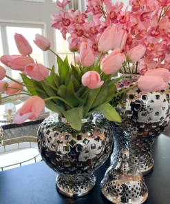 Inspire Me! Home Decor 27" Pink Real Touch Tulip Stem