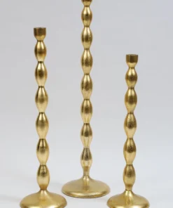 Inspire Me! Home Decor Gold Bead Floor Candle Stick (3 Sizes) 6 Inspire Me! Home Decor Gold Bead Floor Candle Stick (3 Sizes)