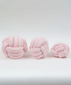 Inspire Me! Home Decor Soft Pink Velvet Knot Pillow (3 Sizes) Pillows