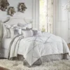 Cloud9d BEDDING Rica Ivory And Silver Duvet (2 Sizes)