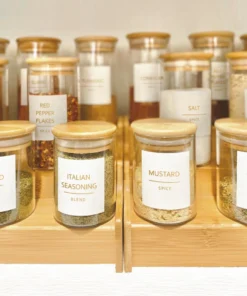 Inspire Me! Home Decor Gold Square Spice Labels