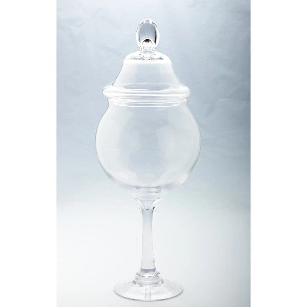 Inspire Me! Home Decor Glass Stem Jar (2 Sizes) Jars 7 Inspire Me! Home Decor Glass Stem Jar (2 Sizes) Jars