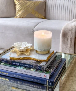 Inspire Me! Home Decor White And Gold Flower Decor 14 Inspire Me! Home Decor White And Gold Flower Decor