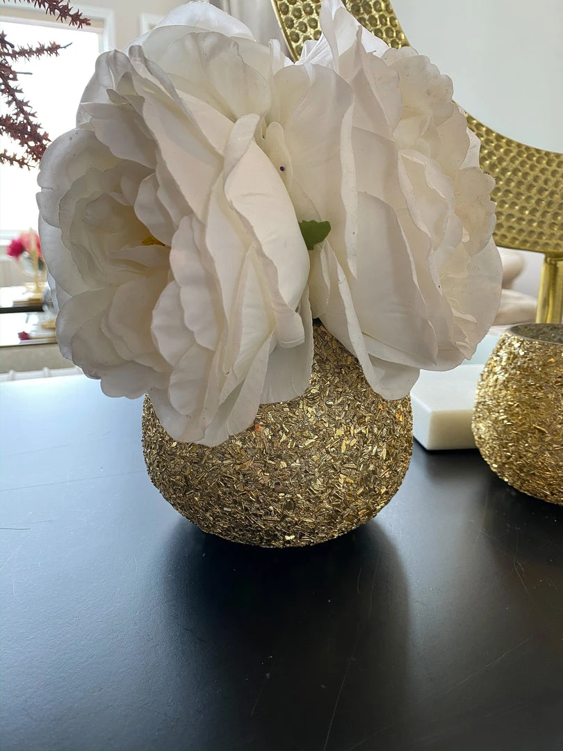 Inspire Me! Home Decor Gold Jeweled Votive (2 Sizes) 8 Inspire Me! Home Decor Gold Jeweled Votive (2 Sizes)