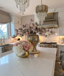 Inspire Me! Home Decor 27" White Snow Sprinkle Hydrangea Stem 19 Inspire Me! Home Decor 27