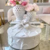 Inspire Me! Home Decor White Floral Ceramic Covered Box 2 Inspire Me! Home Decor White Floral Ceramic Covered Box