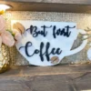 Inspire Me! Home Decor But First, Coffee Wooden Sign 1 Inspire Me! Home Decor But First, Coffee Wooden Sign