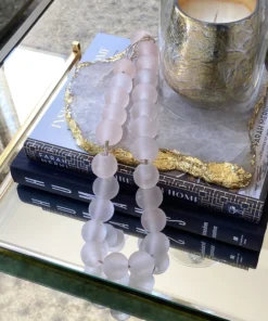 Inspire Me! Home Decor Soft Pink Glass Beads