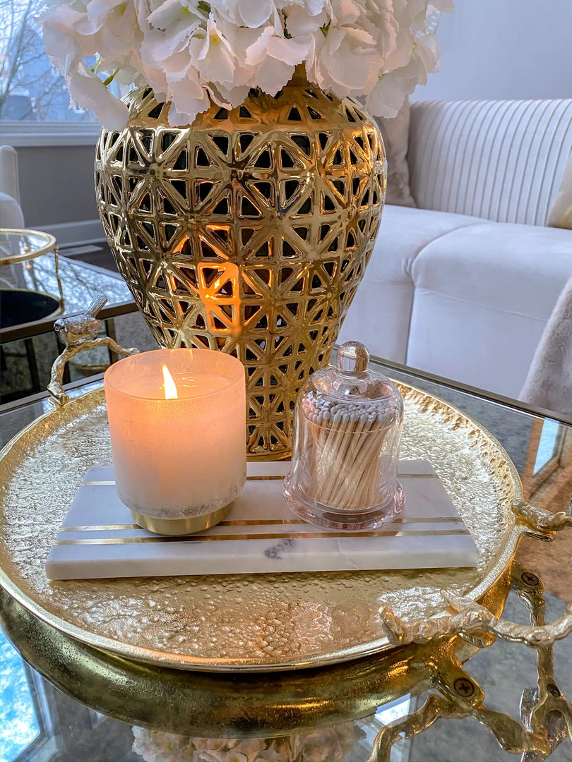 Inspire Me! Home Decor Glass Cloche With White Tip Matches 5 Inspire Me! Home Decor Glass Cloche With White Tip Matches