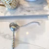 Inspire Me! Home Decor Silver Flower Petal Spoon Rest ( 2 Sizes ) 1 Inspire Me! Home Decor Silver Flower Petal Spoon Rest ( 2 Sizes )
