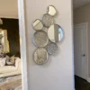Inspire Me! Home Decor Circle Mirrored Wall Decor (Silver) 2 Inspire Me! Home Decor Circle Mirrored Wall Decor (Silver)