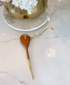 Inspire Me! Home Decor Gold Flower Petal Spoon Rest ( 2 Sizes ) 17 Inspire Me! Home Decor Gold Flower Petal Spoon Rest ( 2 Sizes )