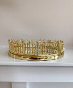 Inspire Me! Home Decor Round Mirror Tray (2 Sizes) (2 Colors) 9 Inspire Me! Home Decor Round Mirror Tray (2 Sizes) (2 Colors)