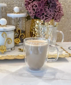 Inspire Me! Home Decor KITCHEN 16 Oz Double Wall Glass Coffee Mug With Handle 9 Inspire Me! Home Decor KITCHEN 16 Oz Double Wall Glass Coffee Mug With Handle