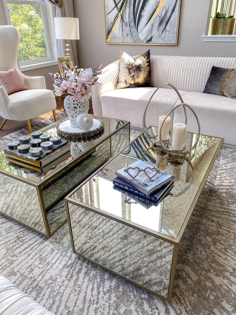 Inspire Me! Home Decor Round Marble Tray With Silver Floral Edge 6 Inspire Me! Home Decor Round Marble Tray With Silver Floral Edge