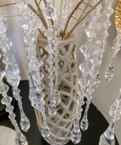 Inspire Me! Home Decor Champagne Ceramic Cut-Out Vase 11 Inspire Me! Home Decor Champagne Ceramic Cut-Out Vase