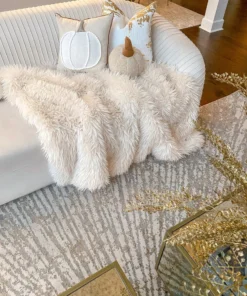 Inspire Me! Home Decor Cream Pumpkin Pillow PILLOWS, RUGS, & THROWS