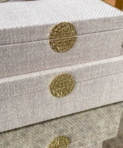 Inspire Me! Home Decor Medallion Boxes (Set Of 2) 15 Inspire Me! Home Decor Medallion Boxes (Set Of 2)