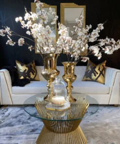 Inspire Me! Home Decor Detailed Stem Vase (2 Colors & 2 Sizes) 18 Inspire Me! Home Decor Detailed Stem Vase (2 Colors & 2 Sizes)