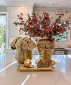 Inspire Me! Home Decor Oversized Gold Metal Hammered Planter 9 Inspire Me! Home Decor Oversized Gold Metal Hammered Planter