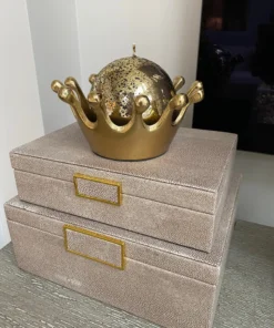 Inspire Me! Home Decor Gold Orb Candles (2 Sizes)