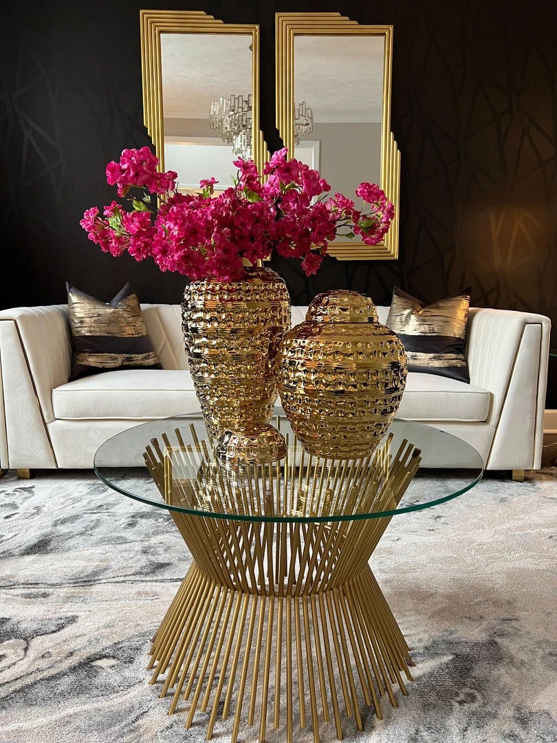 Inspire Me! Home Decor Gold Hammered Ginger Jar (2 Sizes) 3 Inspire Me! Home Decor Gold Hammered Ginger Jar (2 Sizes)