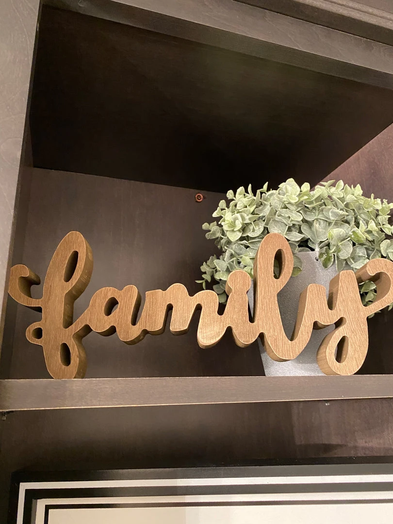 Inspire Me! Home Decor Wooden Script Signs (3 Words) WALL ART & MIRRORS 6 Inspire Me! Home Decor Wooden Script Signs (3 Words) WALL ART & MIRRORS