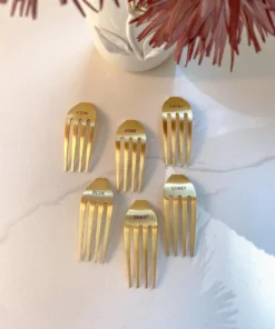 Inspire Me! Home Decor Gold Fork Cheese Markers (Set Of 6) 9 Inspire Me! Home Decor Gold Fork Cheese Markers (Set Of 6)