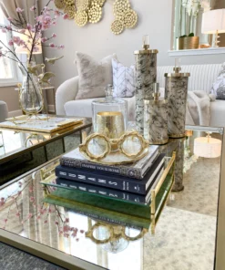 Inspire Me! Home Decor Marbled Pattern Decorative Jars (3 Sizes Available) 9 Inspire Me! Home Decor Marbled Pattern Decorative Jars (3 Sizes Available)