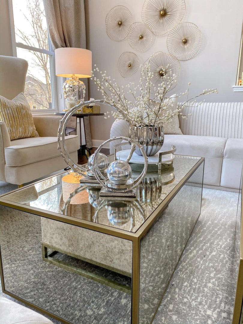 Inspire Me! Home Decor Circular Silver Metal Candle Holder (2 Sizes) 3 Inspire Me! Home Decor Circular Silver Metal Candle Holder (2 Sizes)