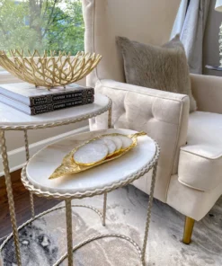 Inspire Me! Home Decor Gold Metal Branch Bowls (2 Sizes)