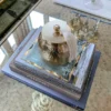 Inspire Me! Home Decor Square Crystal Tray With Gold Edge 2 Inspire Me! Home Decor Square Crystal Tray With Gold Edge