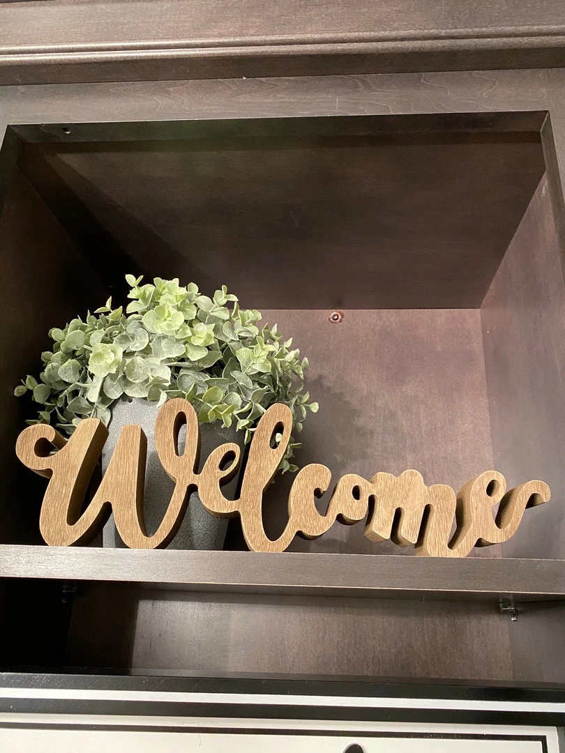 Inspire Me! Home Decor Wooden Script Signs (3 Words) WALL ART & MIRRORS 3 Inspire Me! Home Decor Wooden Script Signs (3 Words) WALL ART & MIRRORS