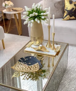 Inspire Me! Home Decor Gold Leaf Tea Light Holder 7 Inspire Me! Home Decor Gold Leaf Tea Light Holder