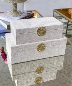 Inspire Me! Home Decor Medallion Boxes (Set Of 2) 11 Inspire Me! Home Decor Medallion Boxes (Set Of 2)