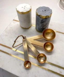 Inspire Me! Home Decor Gold Measuring Spoons 5 Inspire Me! Home Decor Gold Measuring Spoons