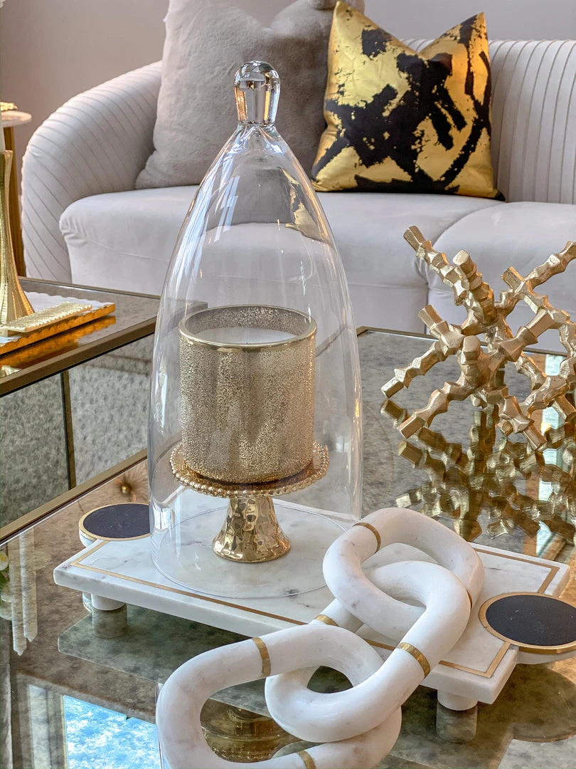 Inspire Me! Home Decor Gold Beaded Mini Cupcake Stand 8 Inspire Me! Home Decor Gold Beaded Mini Cupcake Stand