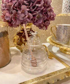Inspire Me! Home Decor KITCHEN Glass Beehive Honey Jar 9 Inspire Me! Home Decor KITCHEN Glass Beehive Honey Jar