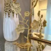 Inspire Me! Home Decor Decorative Gold Floral Branch Sculpture 2 Inspire Me! Home Decor Decorative Gold Floral Branch Sculpture