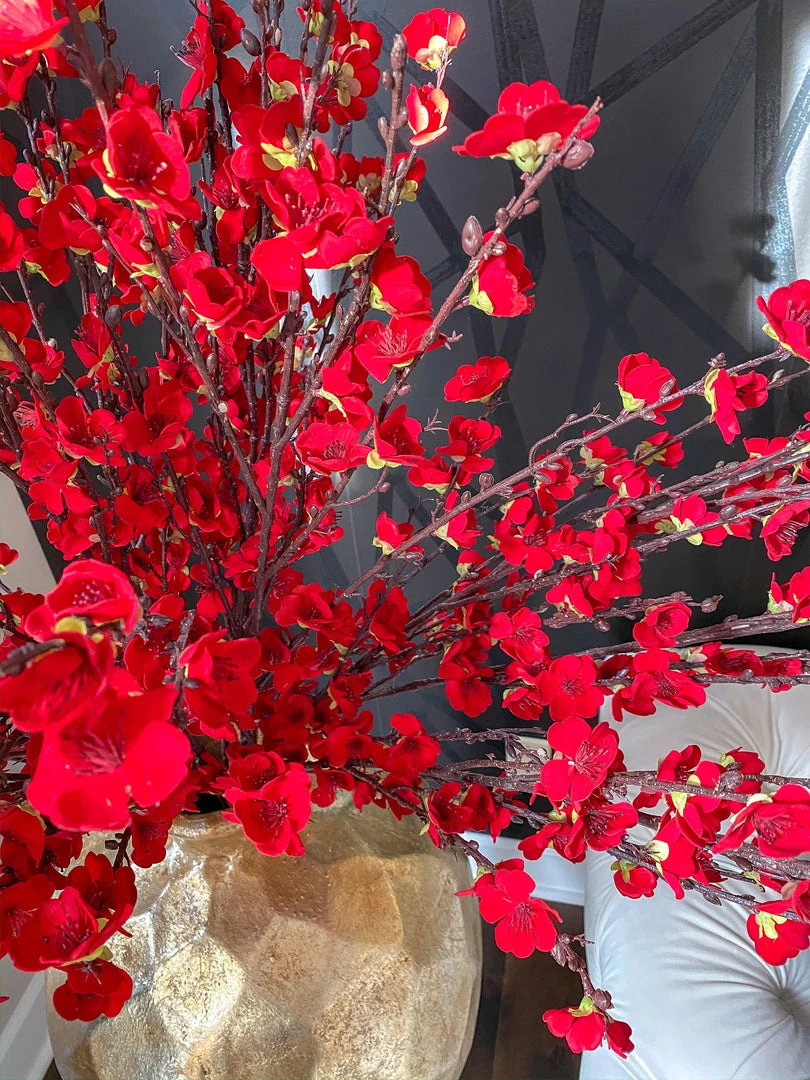 Inspire Me! Home Decor 50" Tall Cherry Blossom Stem (2 Colors) 8 Inspire Me! Home Decor 50" Tall Cherry Blossom Stem (2 Colors)