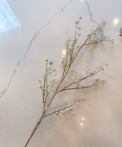 Inspire Me! Home Decor Gold Glitter Pearl Stem 7 Inspire Me! Home Decor Gold Glitter Pearl Stem